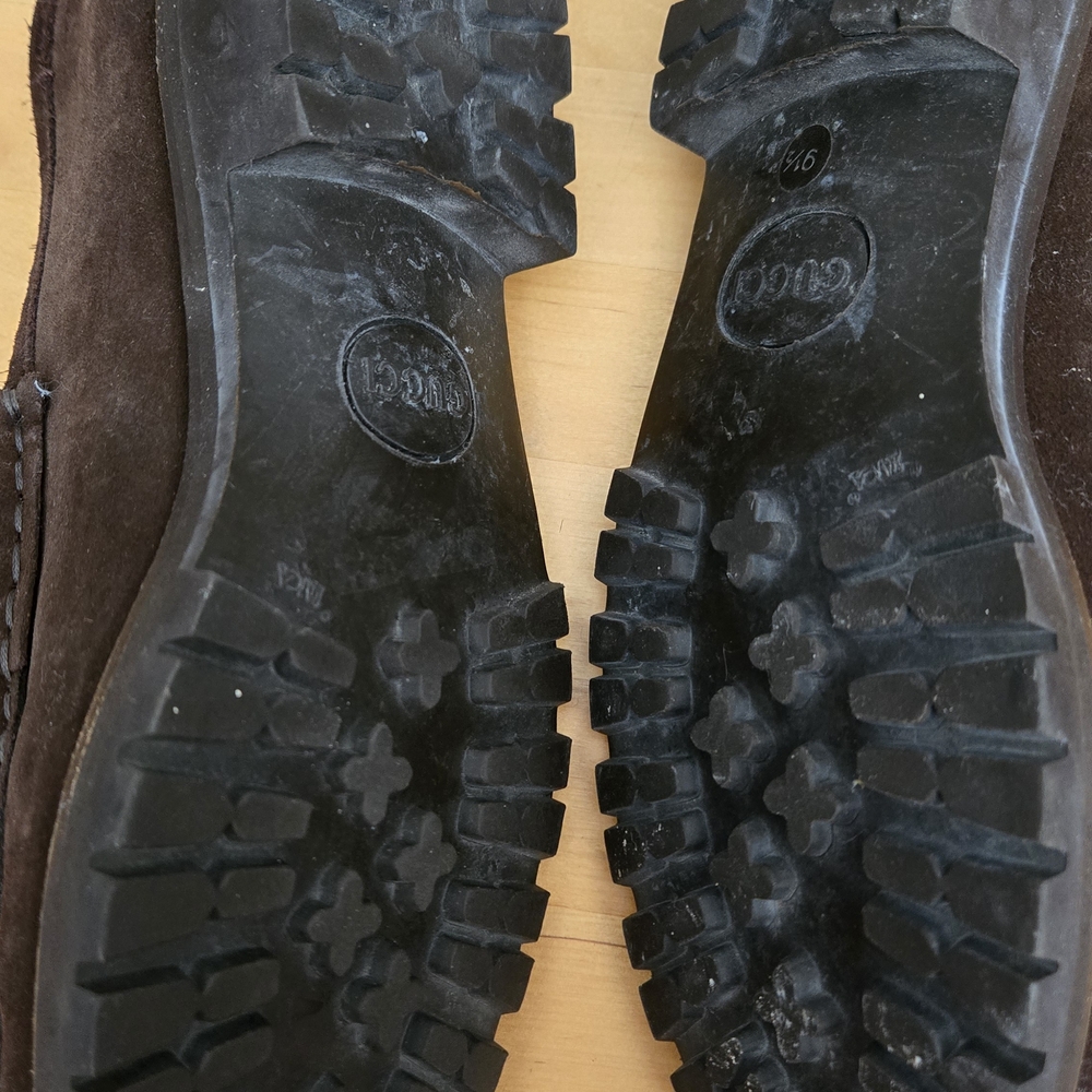 Gucci Woman's Brown Suede Loafers - Picture 5 of 6